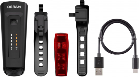 Set far si stop Osram LED pentru bicicleta 80LX [1]