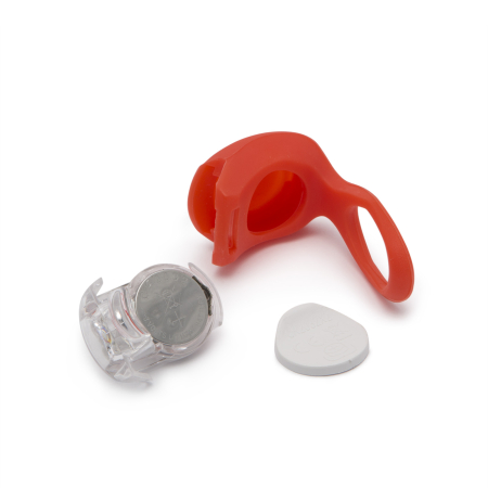 Set lumini LED bicicletă (Față Alb + Spate Roșu) - TPE rezistent la apă, 3 moduri [2]