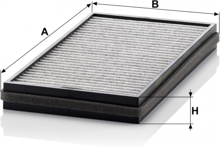 Set filtre habitaclu Mann Carbon Activ pentru BMW Seria 7, Alpina B7, Rolls Royce Phantom VII [1]