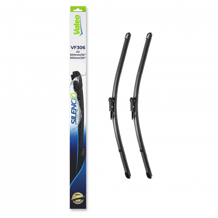 Stergatoare Auto - Set stergatoare Valeo Silencio 500/500mm VF306 pentru BMW Seria 1 E81