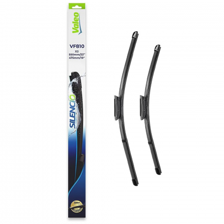 Stergatoare Auto - Set stergatoare Valeo Silencio 550/475mm VF810 pentru Dacia Duster, Logan/Sandero II, Renault Symbol II, Thalia II