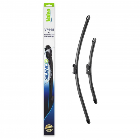 Stergatoare Auto - Set stergatoare Valeo Silencio 600/400mm VF445 pentru Citroen C3 Picasso, Fiat Doblo, Ford Kuga I, Ranger, Opel Combo, Renault Twingo