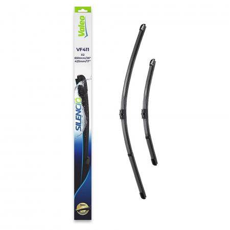 Stergatoare Auto - Set stergatoare Valeo Silencio 600.425mm VF411 pentru Ford Focus II, Peugeot 207