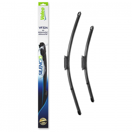 Stergatoare Auto - Set stergatoare Valeo Silencio 600/450mm VF324 pentru Renault Megane II, Megane IV, Talisman
