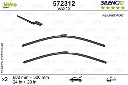 Set stergatoare Valeo Silencio Aquablade 600/500mm VA312 pentru Volvo S60 III, V60 II [1]