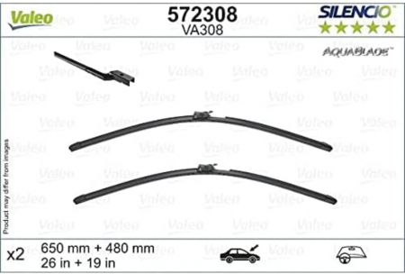 Set stergatoare Valeo Silencio Aquablade 650/480mm VA308 pentru Volvo XC60 II [1]