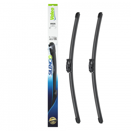 Stergatoare Auto - Set stergatoare Valeo Silencio Flat Blade 700/300mm VF976 pentru Renault Clio V, Mitsubishi Colt VII