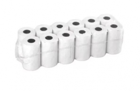 Branduri - Set 12 role hartie termica 57mm latime X 18m lungime pentru case de marcat si POS