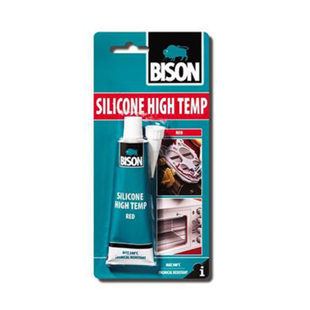 Branduri - Silicon roșu pentru temperaturi înalte Bison 60 ml