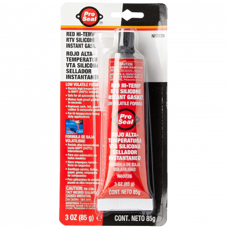 Intretinere si Cosmetica Auto - Silicon instant pentru etansare temperaturi inalte RTV Pro Seal rosu 85 gr