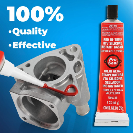 Silicon instant pentru etansare temperaturi inalte RTV Pro Seal rosu 85 gr [2]