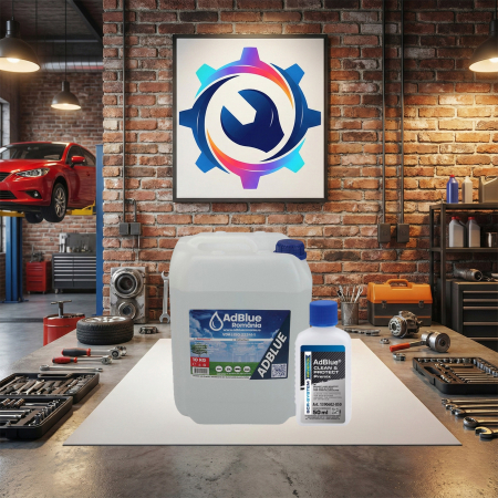 Pachete - Pachet Complet Sistem SCR: AdBlue 10L cu Pâlnie + Aditiv Anti-Cristalizare (Clean & Protect)