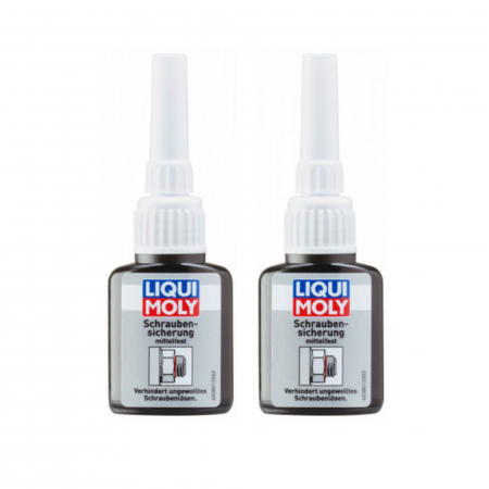 Pachete cu pret redus - Pachet 2 x Soluţie Liqui Moly fixare șuruburi - rezistență medie 10 grame