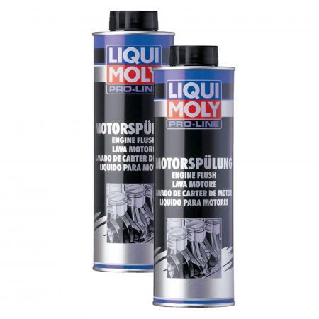 Pachete cu pret redus - Pachet 2 x Solutie Liqui Moly Pro-Line pentru clatirea motorului pe interior 500 ml