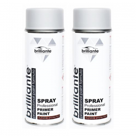 Branduri - Pachet 2 Spray Brilliante Grund Gri 400 ml