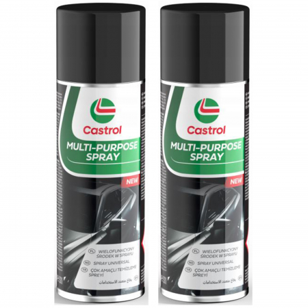 Intretinere si Cosmetica Auto - Pachet 2 x Spray Castrol universal multi purpose 400 ml