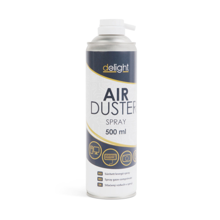 Produse curatare IT - Spray cu Aer Comprimat - 500 ml (Curățare Electronică Auto & Zone Greu Accesibile)