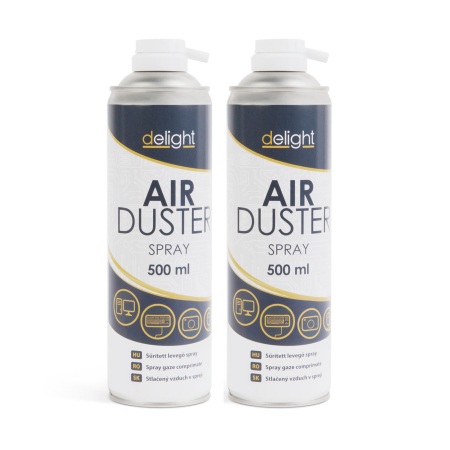 Produse curatare IT - Pachet 2 x Spray cu Aer Comprimat - 500 ml (Curățare Electronică Auto & Zone Greu Accesibile)