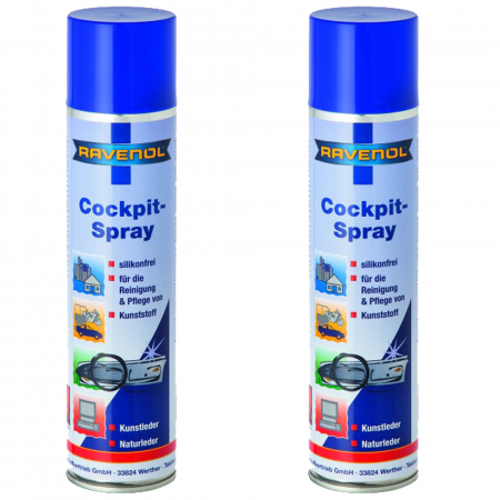 Produse curatare interior auto - Pachet 2 x spray curatare Ravenol Cockpit Spray 400ml