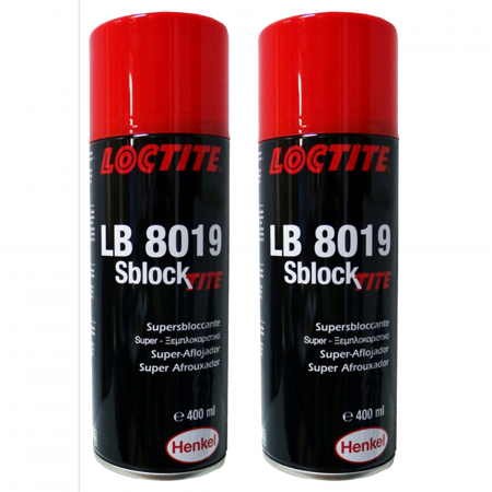 Intretinere si Cosmetica Auto - Pachet 2 x Spray degripant Henkel LB 8019 Loctite 400 ml