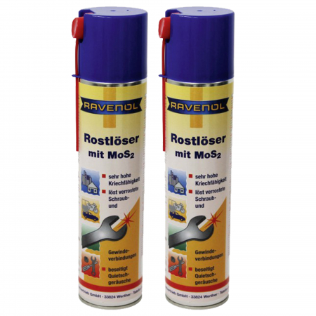 Intretinere si Cosmetica Auto - Pachet 2 x spray degripant Ravenol MoS2 400 ml