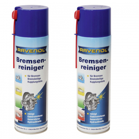 Intretinere si Cosmetica Auto - Pachet 2 x spray frane Ravenol 500 ml
