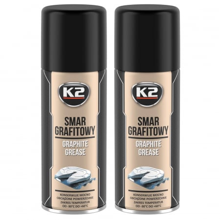 Branduri - Pachet 2 x Spray K2 vaselina grafitata 400 ml