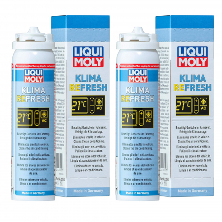 Pachet x 2 Spray Klima Refresh Liqui Moly pentru curatarea sistemului AC auto 75 ml