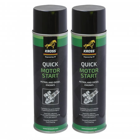 Pachete cu pret redus - Pachet 2 buc Spray Kross pentru pornire rapida motor 500 ml