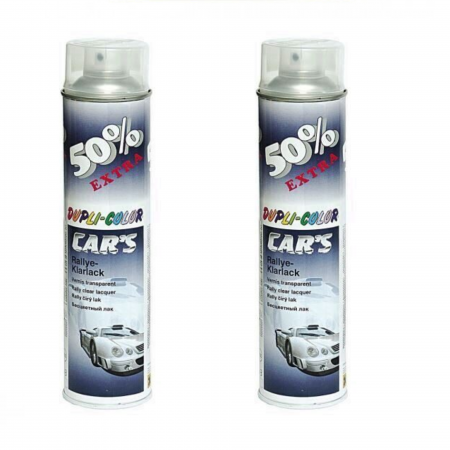 Vopsea Auto - Pachet 2 x Spray Lac Transparent Dupli-Color 600 ml