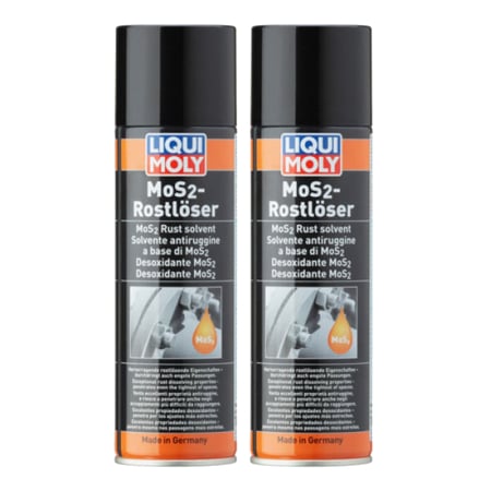 Accesorii Auto - Pachet 2 x Spray Liqui Moly pentru îndepărtarea ruginii cu MOS2 300 ml