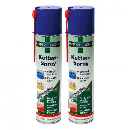 Moto - Pachet 2 x Spray Ravenol Ketten Spray pentru lubrifiere lanturi moto 400 ml