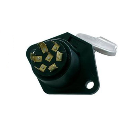 Priză 7 Poli Vignal - 24V, Mufă Tip N (ISO 1185, Corp Plastic) [1]