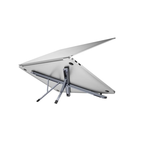 Suport Birou Pliabil pentru Laptop și Tabletă Hoco HD9, Metalic, Gri [2]
