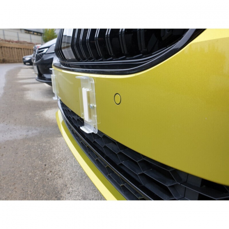 Set x 4 buc Suport transparent numar inmatriculare, fara rame (fata + spate) [2]