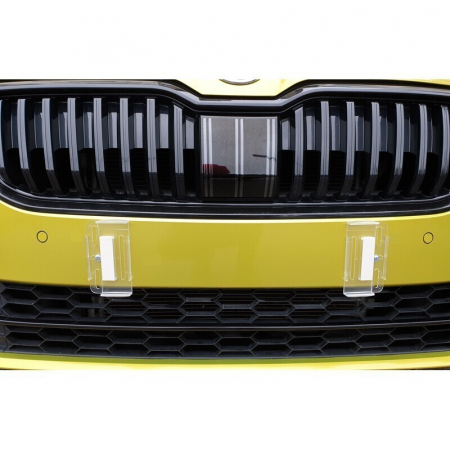 Set x 4 buc Suport transparent numar inmatriculare, fara rame (fata + spate) [4]