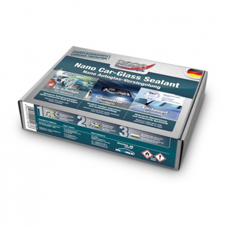 Intretinere si Cosmetica Auto - Tratament hidrofob sticla si parbriz PROTEC Nano Car-Glass Sealant Kit