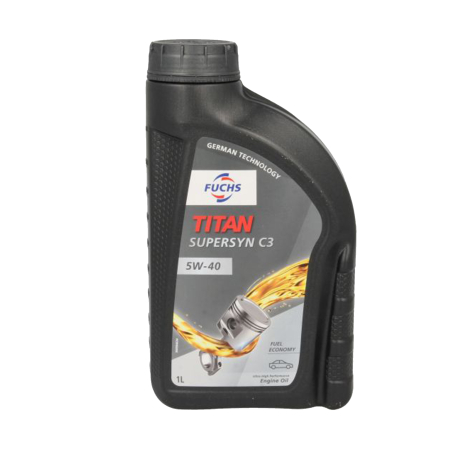 Branduri - Ulei de Motor Fuchs TITAN Supersyn C3 5W-40 - 1 Litru (Pentru DPF, VW 505.01 Pumpe-Düse, API SP)