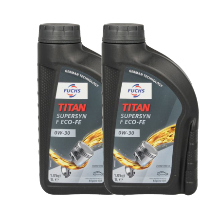 Branduri - Pachet 2 Litri (2x 1L) - Ulei de Motor Fuchs TITAN Supersyn F ECO-FE 0W-30 (Special Ford M2C950-A, ACEA C2)