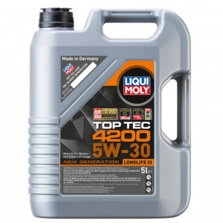 Ulei de motor  sintetic Liqui Moly Top Tec 4200 5W30 5 litri