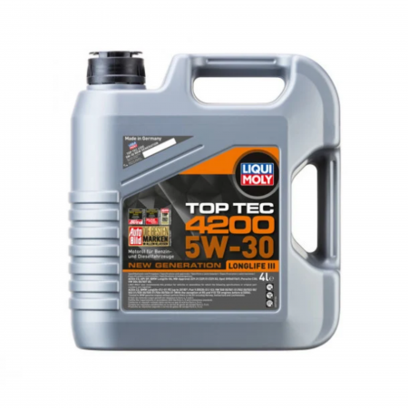 5W30 - Ulei de motor  sintetic Liqui Moly Top Tec 4200 5W30 4 litri