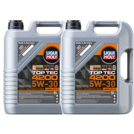 Branduri - Pachet 10 litri ulei de motor sintetic Liqui Moly Top Tec 4200 5W30
