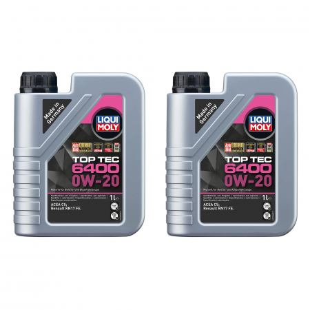 Pachete cu pret redus - Pachet 2 litri Ulei Liqui Moly Top Tec 6400 0W20