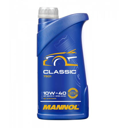 Ulei Motor - Ulei Motor MANNOL Classic 10W40 (HC-Sintetic) - Protecție Motor Extinsă și Versatilitate