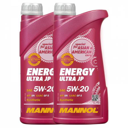 5W20 - Pachet 2 litri Ulei Mannol Energy Ultra JP 5W20