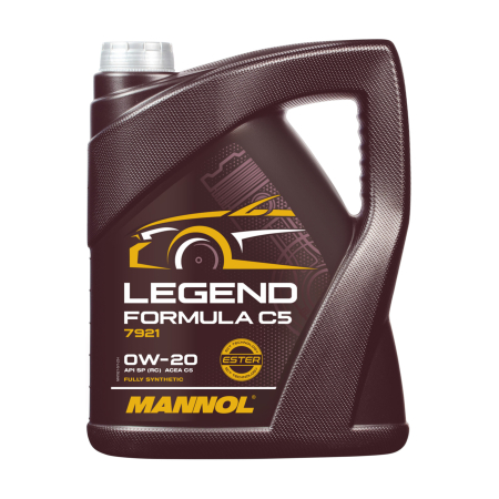 Ulei Motor - Ulei Motor MANNOL Legend Formula C5 0W-20 7921 5 litri - Bi-Sintetic (PAO+Ester), Anti-LSPI, GPF