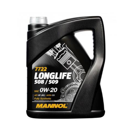 Ulei Motor - Ulei Mannol Longlife 0W20 5 litri - Omologat VW 508 00 / 509 00, Porsche C20