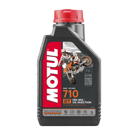 Branduri - Ulei Moto 2T Complet Sintetic MOTUL 710, 1 Litru