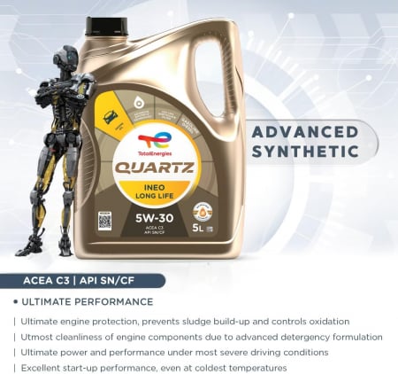 Ulei sintetic Total Quartz Ineo LongLife C3 5W30 5 litri [2]