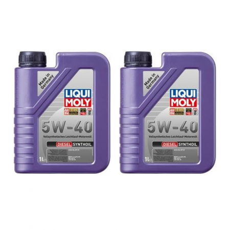Pachete cu pret redus - Pachet 2 litri Ulei motor Liqui Moly Diesel Synthoil 5W40